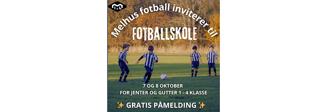 Fotballskole i høstferien